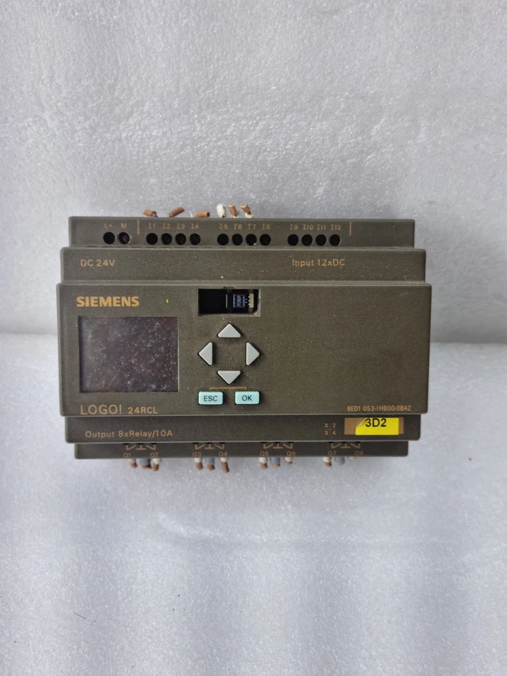 SIEMENS 24RCL LOGO 6ED1053-1HB00-0BA2 DC24V FOR PARTS